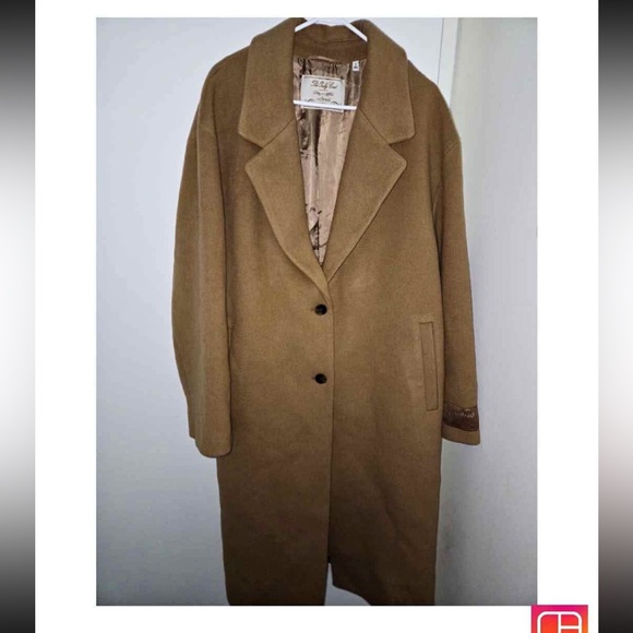 Aritzia Jackets & Blazers - Aritzia Wilfred The Only Coat, Camel Wool coat